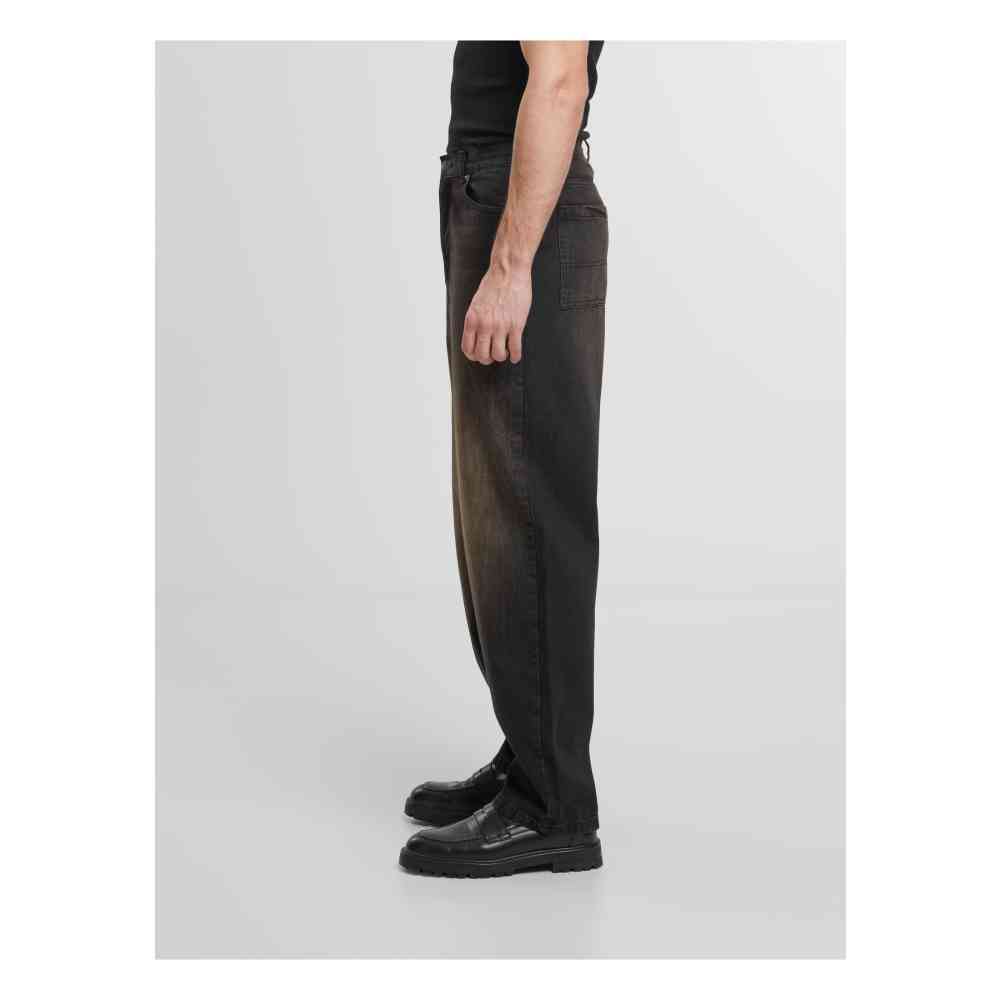Urban Classics - 90â€˜s Jeans Broek rechte pijpen - Zwart